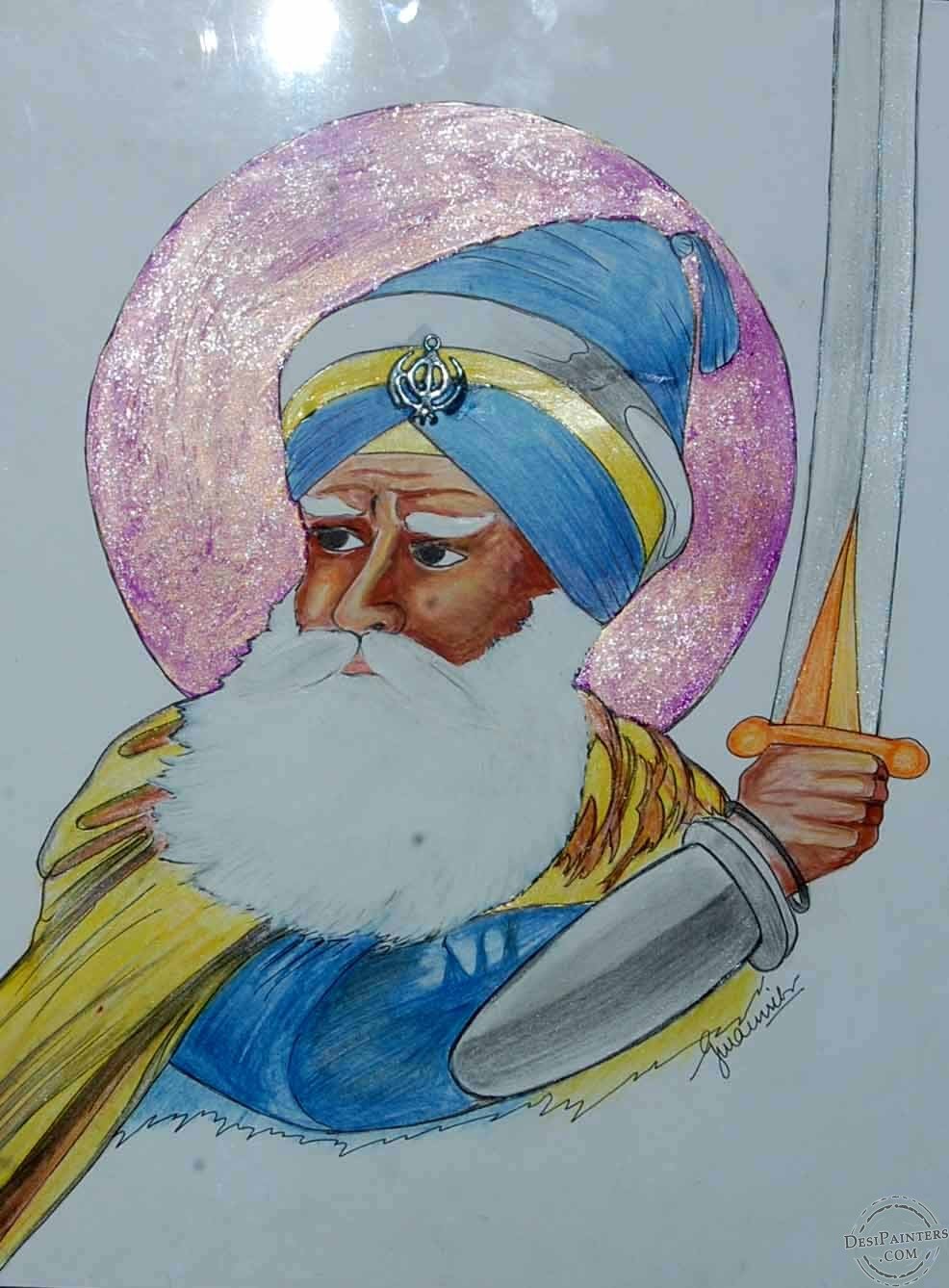 Baba deep singh ji drawing Photo Pitures wallpapers - Religious ...